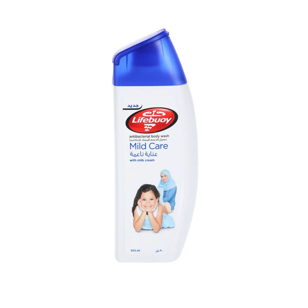 شامپو بدن لایف‌بوی مدل Mild Care - مخصوص پوست حساس